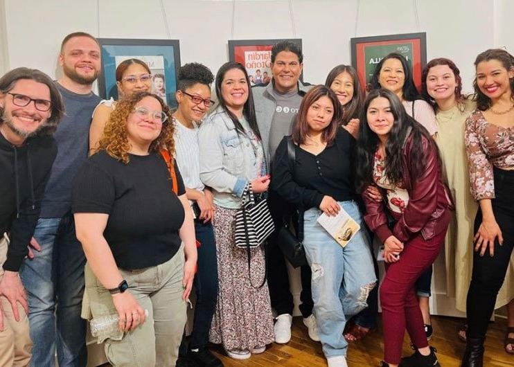 Modern Languages students and faculty attend Theatre Night in Providence, Spring 2023